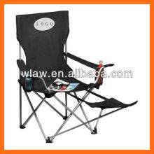 Chaise de camping pliable avec repose-pieds